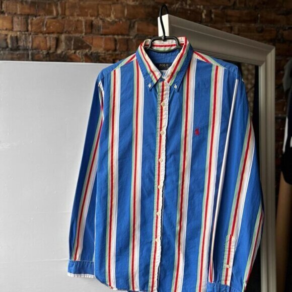 Ralph Lauren Other - Polo Ralph Lauren‎ Men’s Long Sleeve Shirt Stripes Button Down Oxford Size XL